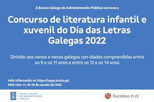 Concurso de literatura infantil e xuvenil do Día das Letras Galegas 2022